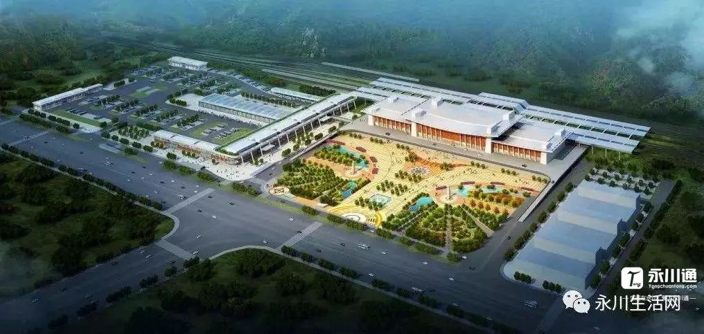 永川南项目介绍 永川南站位于永川区城区南侧约7公里,凤凰湖园区东南